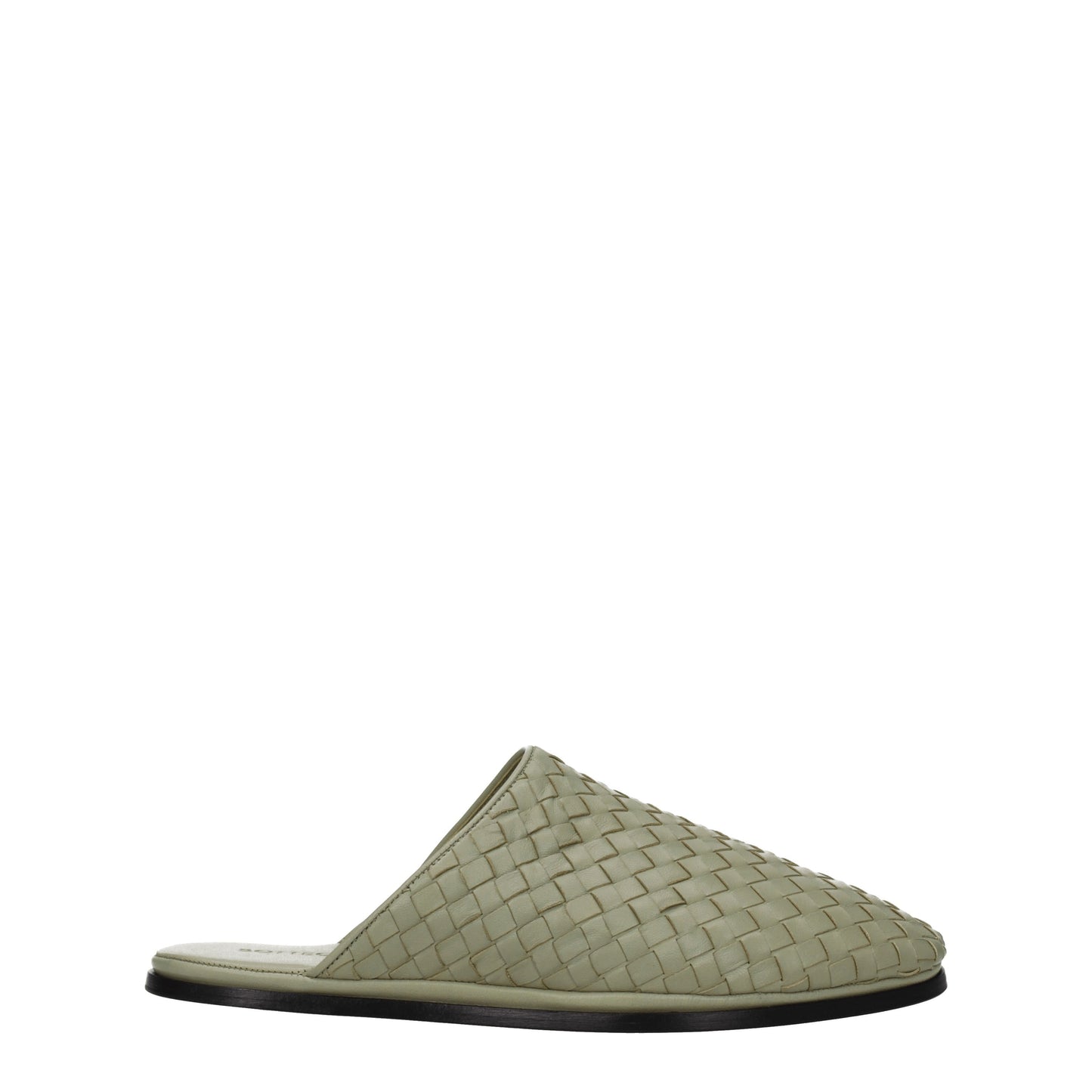 Bottega Veneta Sandals & Slippers Men Leather Green/Travertine