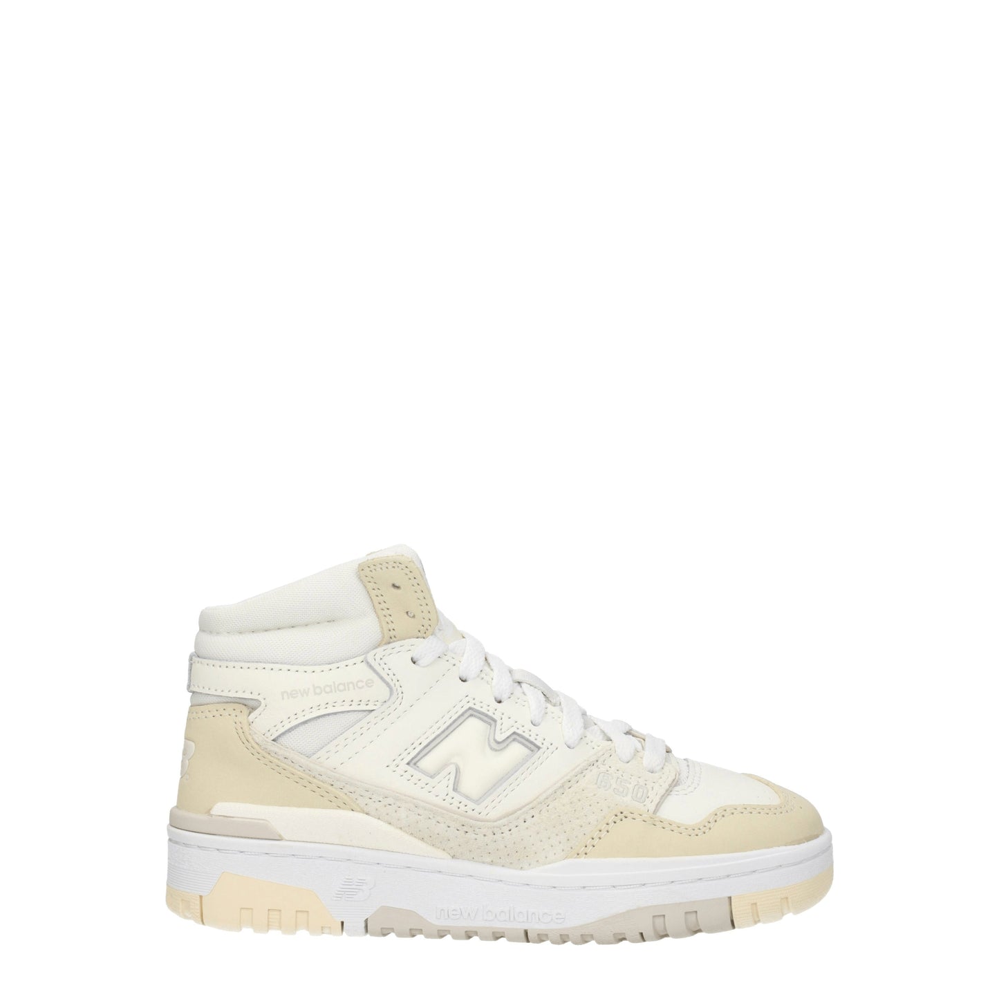 New Balance Women's Sneakers in Leather White/Hickory