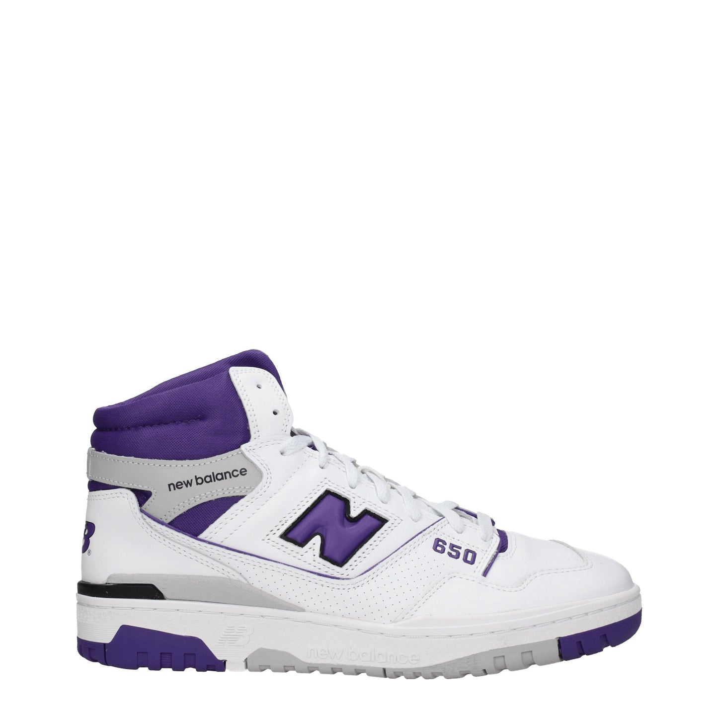 New Balance Men's Sneakers in Leather White/Violet