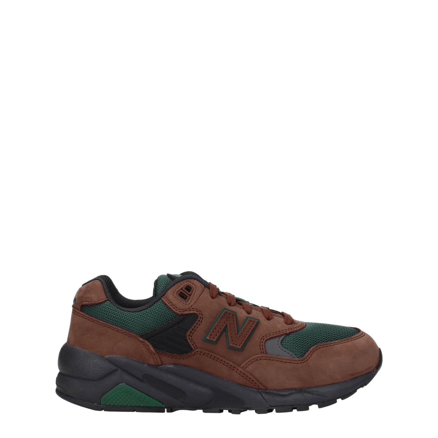 New Balance Men's Sneakers in Suede Brown/Green