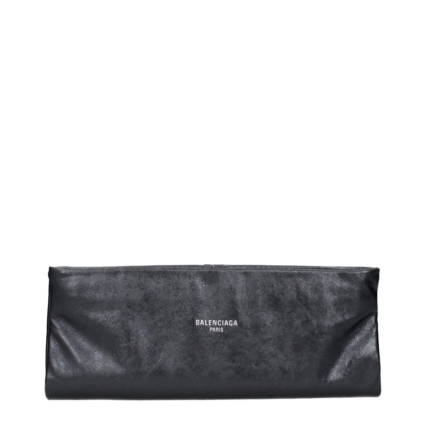 Balenciaga Clutches Women Leather Gray/Steel