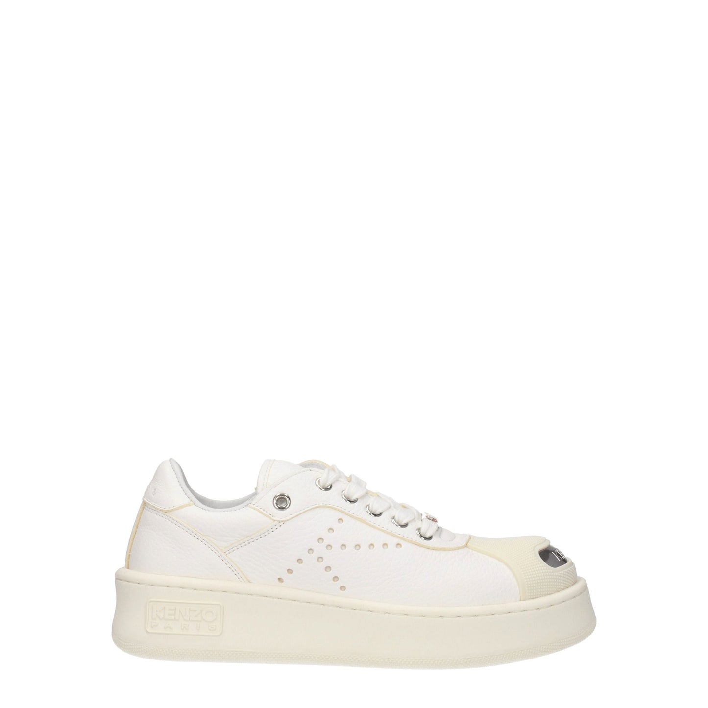 Kenzo Women's Sneakers in Leather White