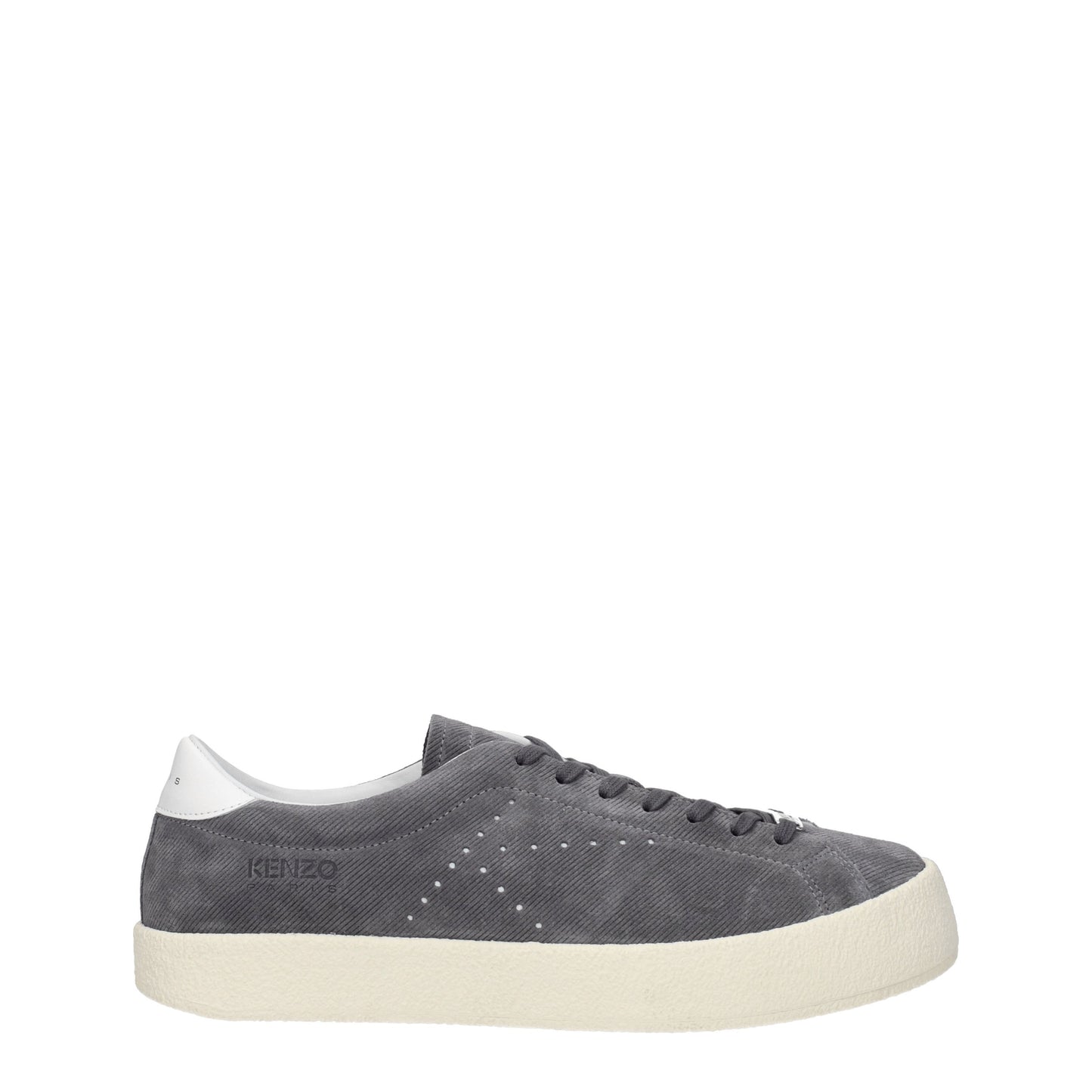 Kenzo Men's Sneakers in Suede Gray/Pebble