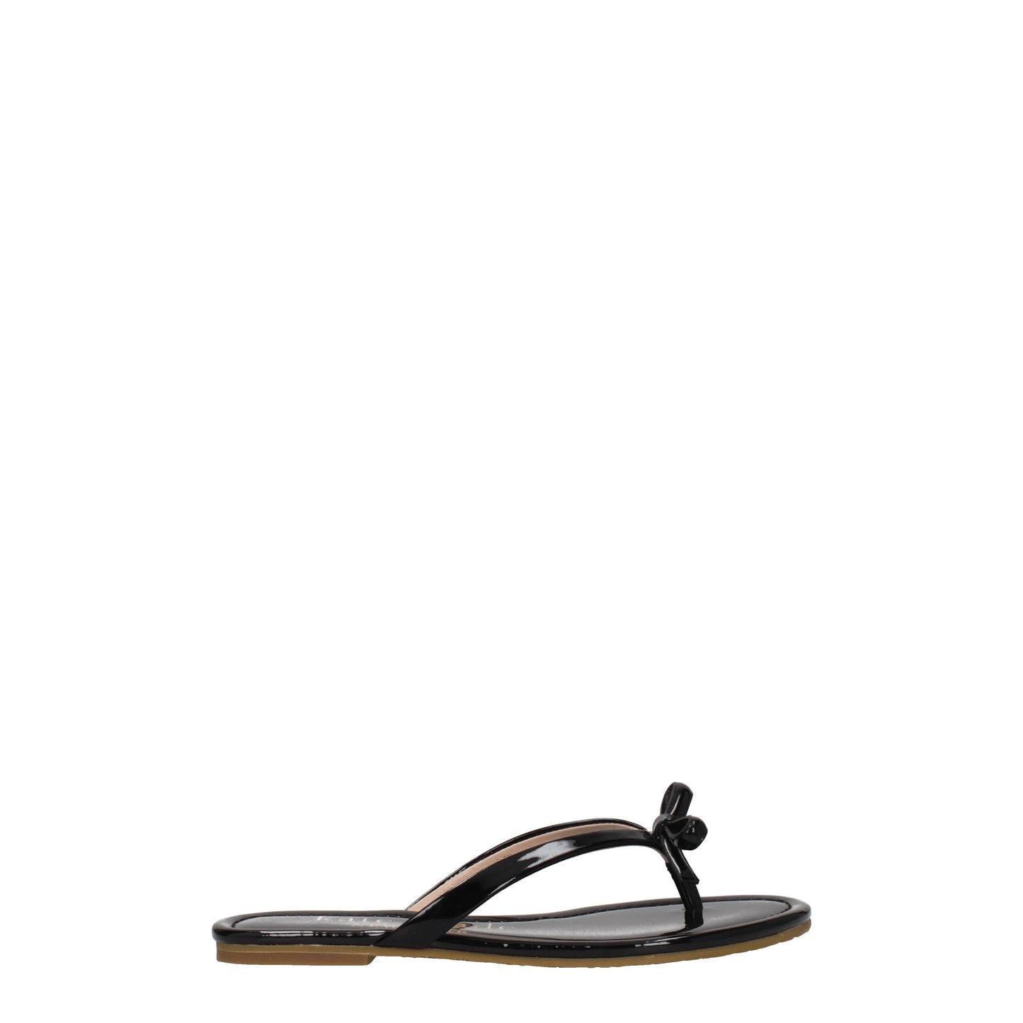 Kate Spade Women's Flip Flops in Patent Leather Black