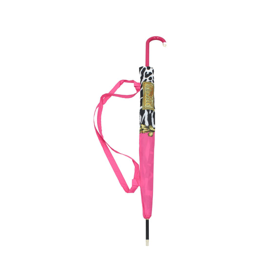 Moschino Umbrellas Women Polyester Black/Pink