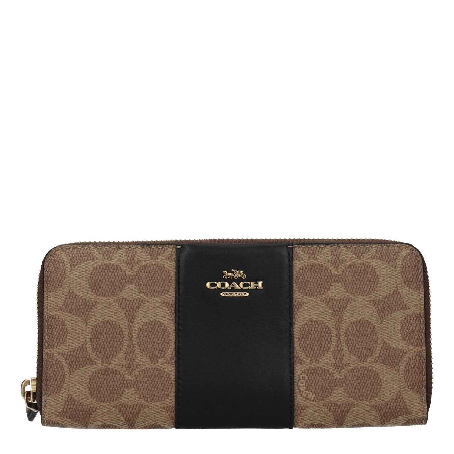 Coach Wallets Women Fabric  Beige/Black