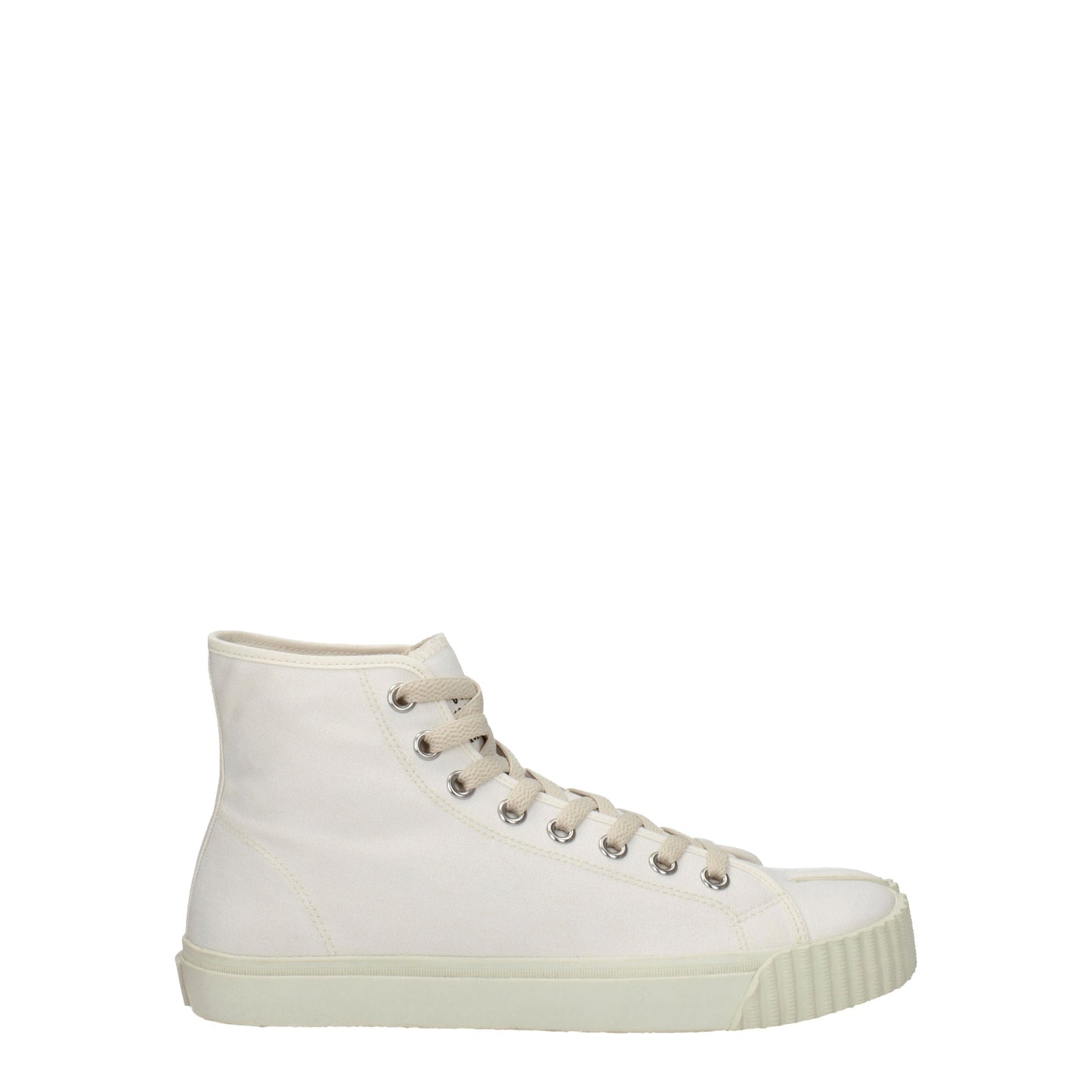 Maison Margiela Men's Sneakers in Fabric  White/Beige