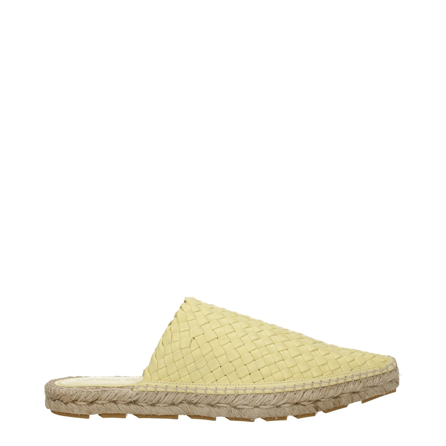 Bottega Veneta Women's Sandals & Slippers in Leather Yellow/Moon