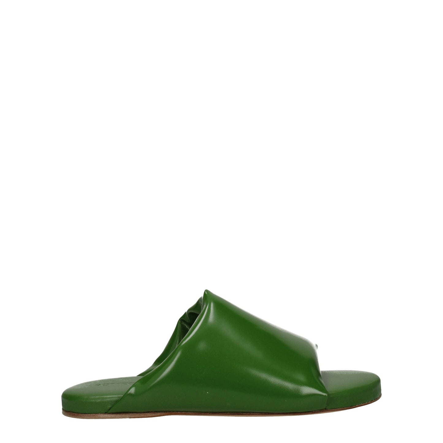 Bottega Veneta Women's Sandals & Slippers in Leather Green/Chili Pepper