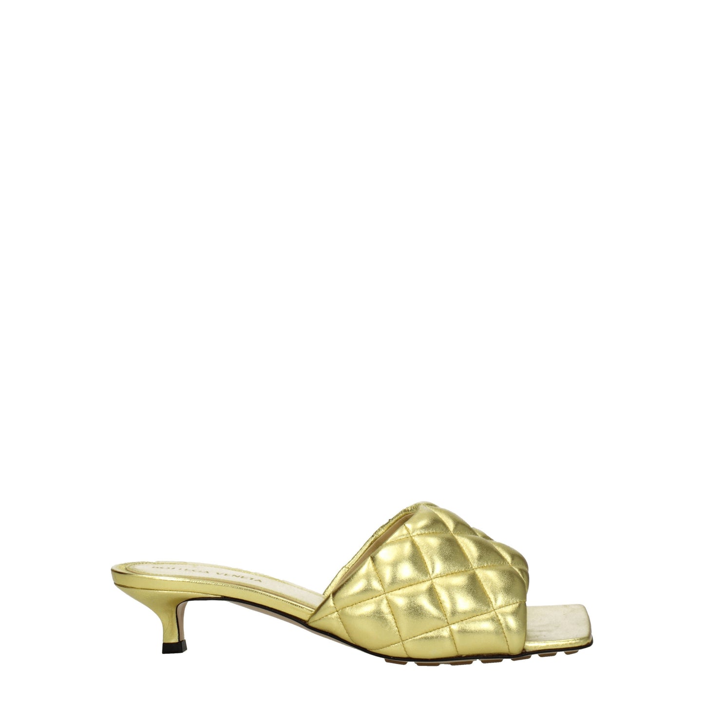 Bottega Veneta Women's Sandals in Leather Gold