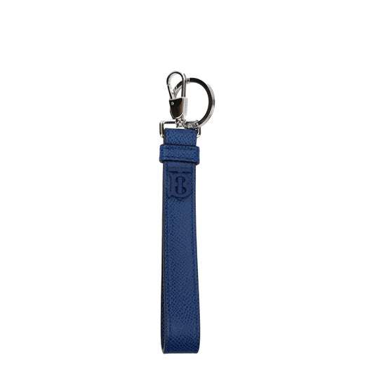 Burberry Keychain Men Leather Blue/Blue Navy