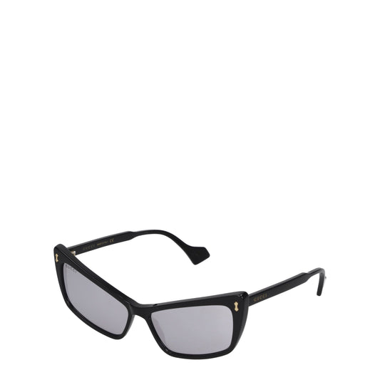 Gucci Sunglasses Women Acetate Black/Silver