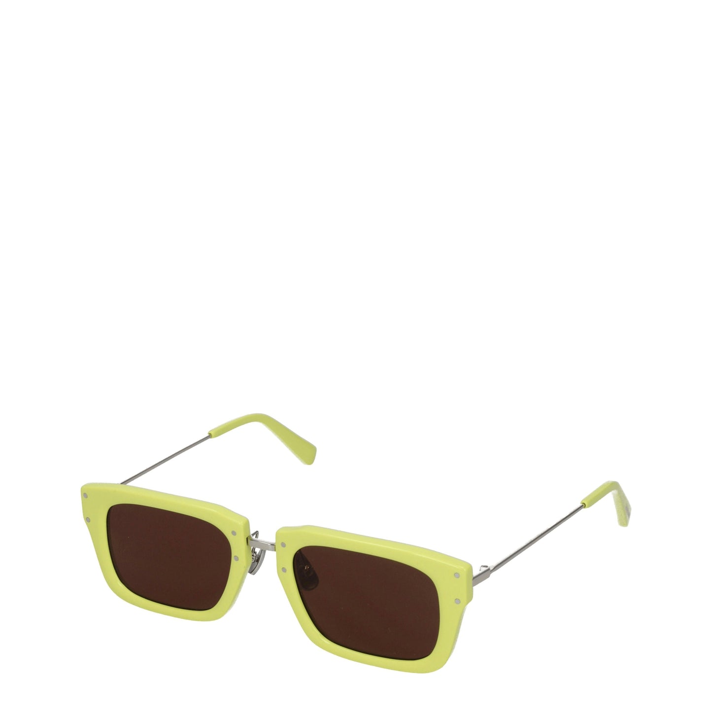 Jacquemus Sunglasses Women Acetate Yellow/Silver