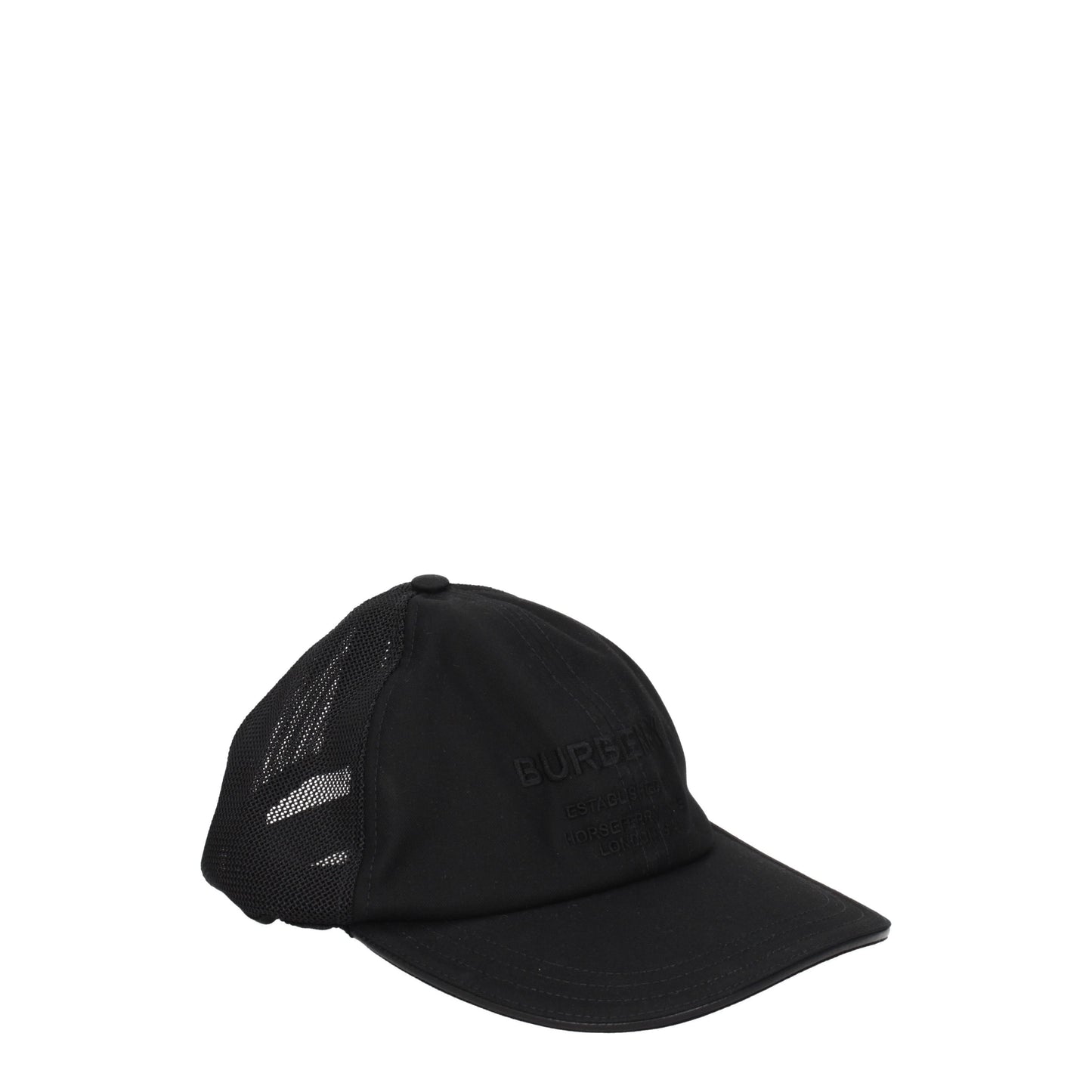 Burberry Hats Men Cotton Black