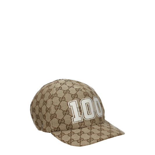 Gucci Hats Men Polyester Beige