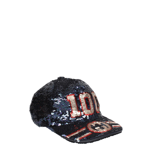 Gucci Hats Men Sequins Blue