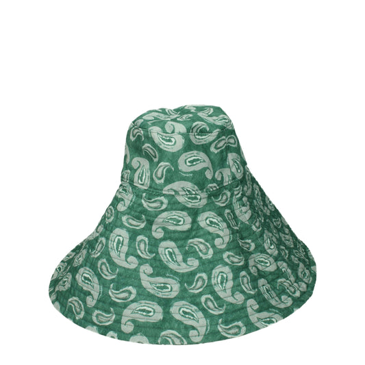 Jacquemus Hats Women Cotton Green