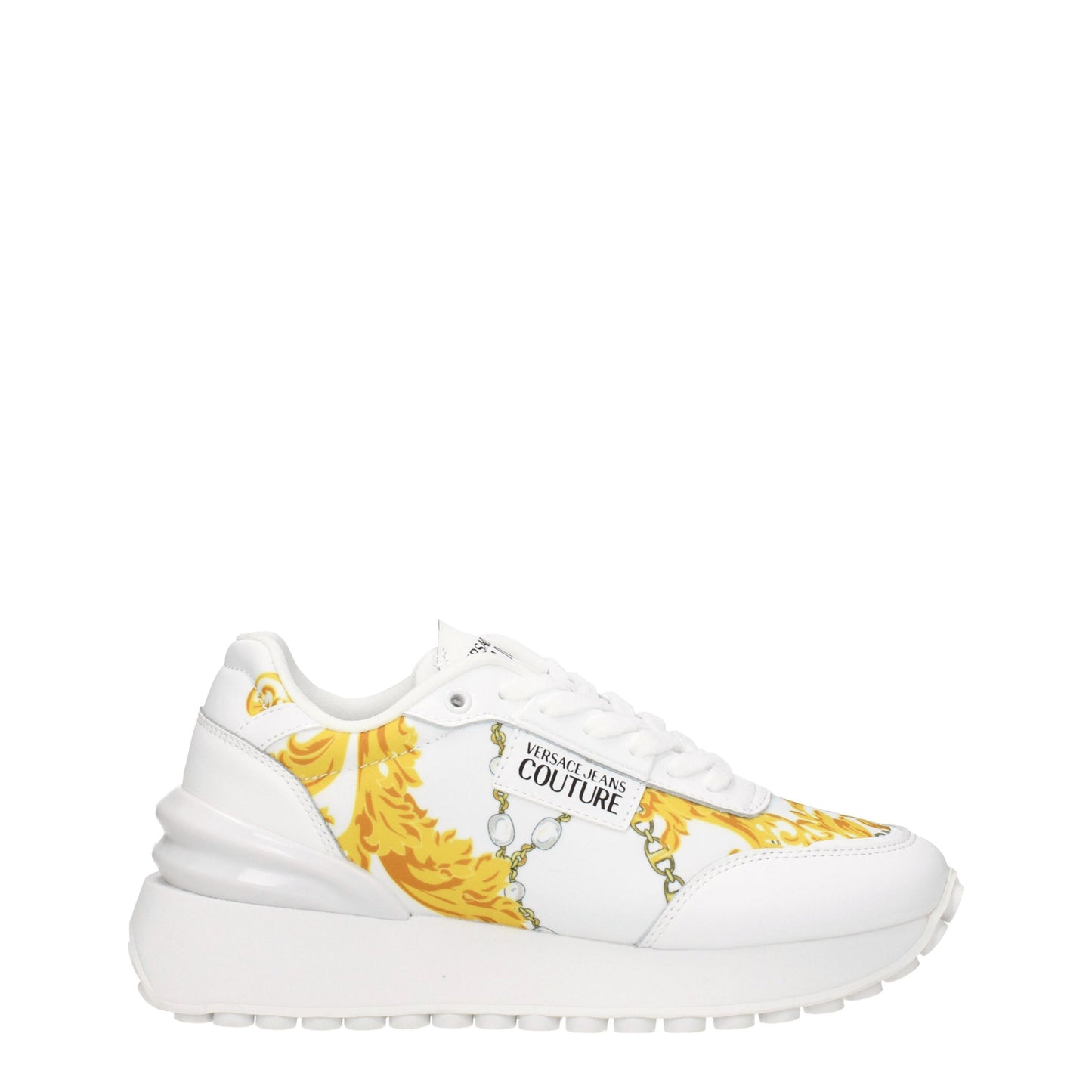 Versace Jeans Women's Sneakers in Fabric  White