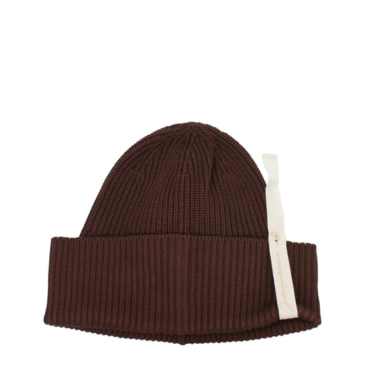 Jacquemus Hats Women Cotton Brown