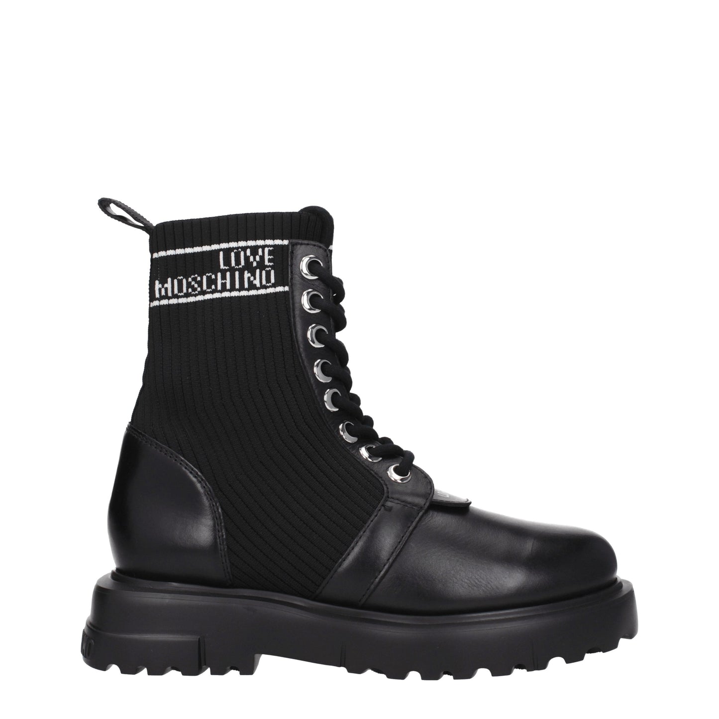 Love Moschino Women's Boots in Leather Black