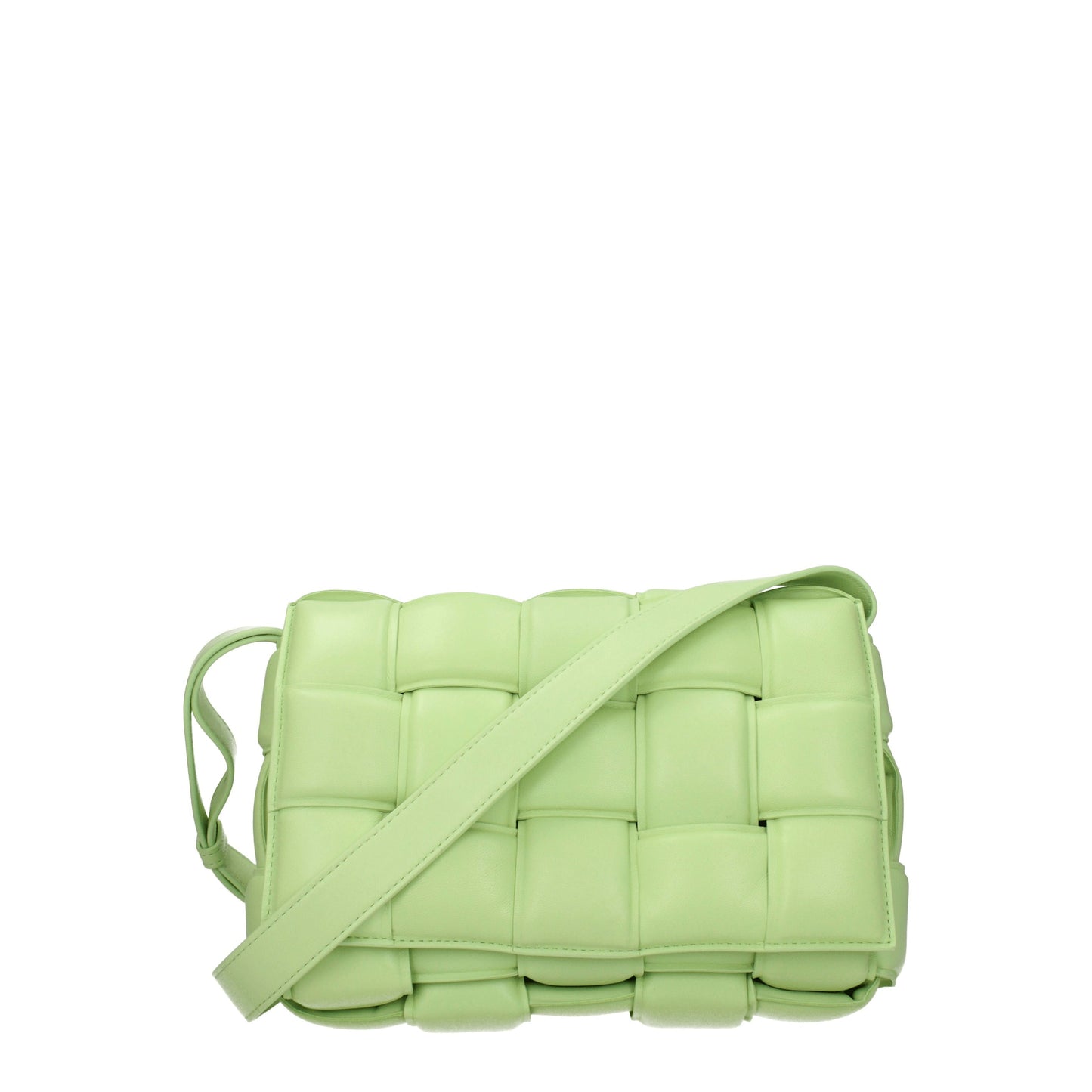 Bottega Veneta Crossbody Bags Women Leather Green/Fennel