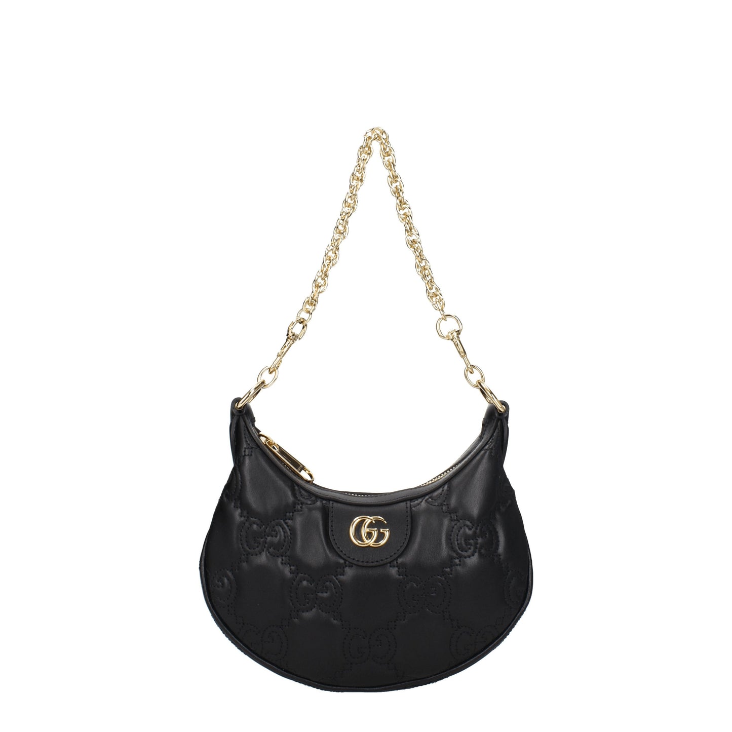 Gucci Shoulder Bags Women Leather Black