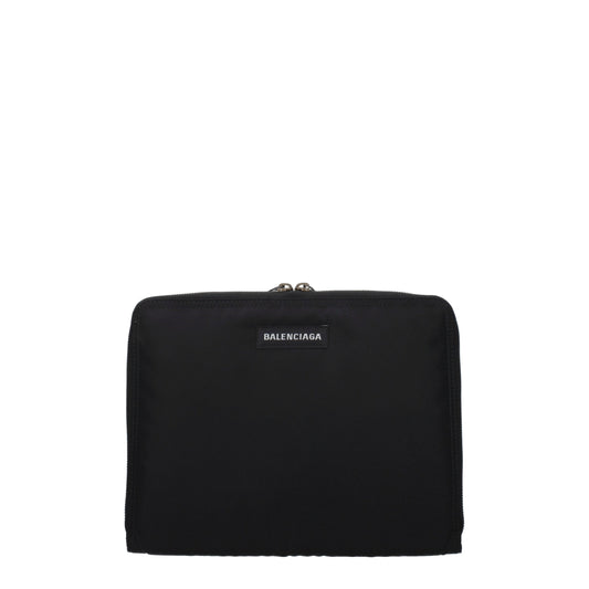 Balenciaga IPad holders Men Fabric  Black