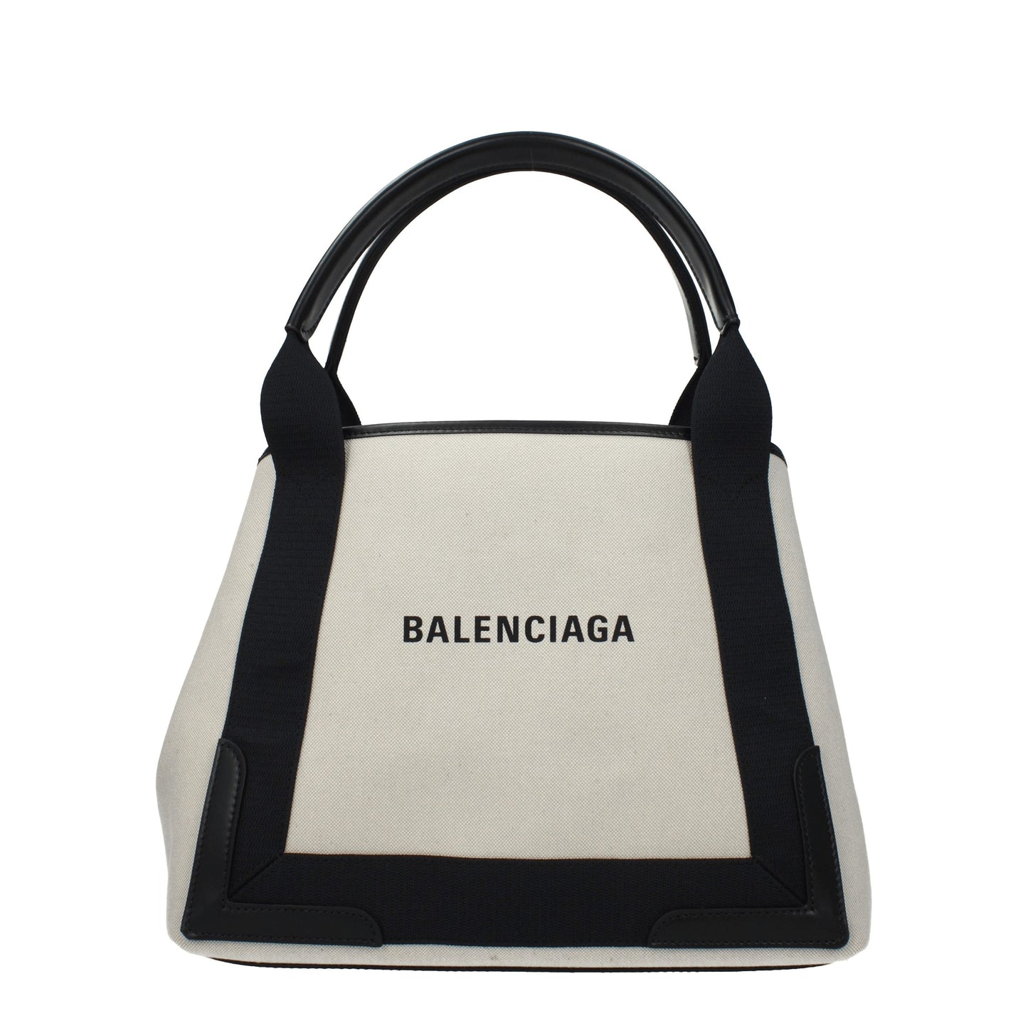 Balenciaga Handbags Women Fabric  Beige/Black