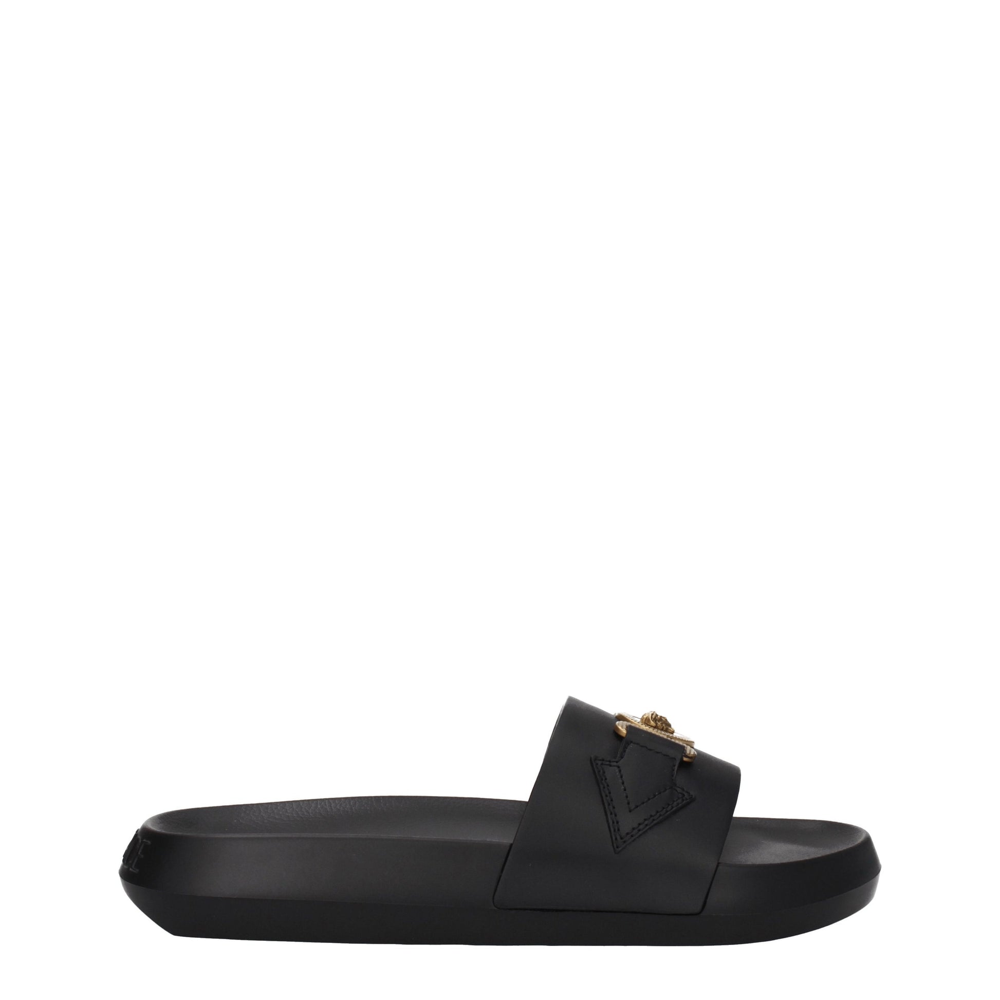 Versace Men's Slippers and Clogs Leather