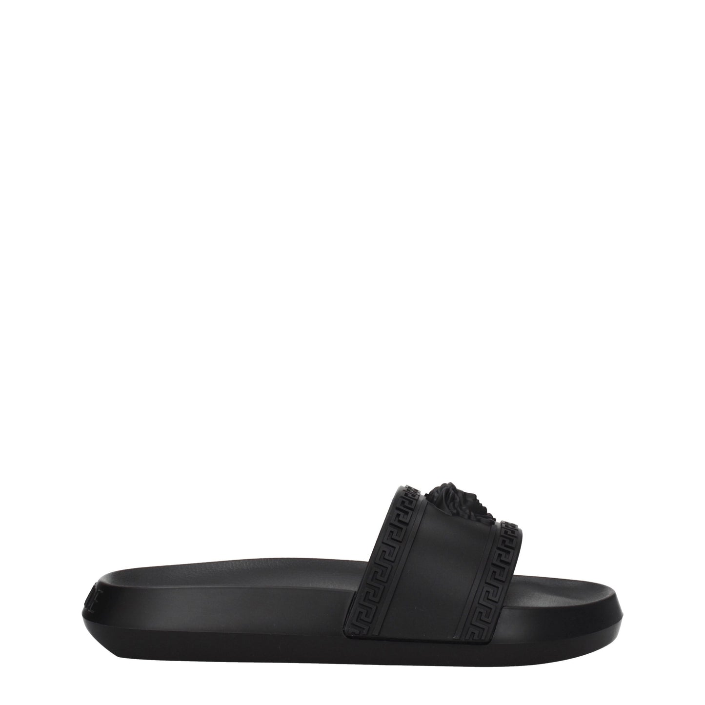 Versace Sandals & Slippers Men Rubber Black