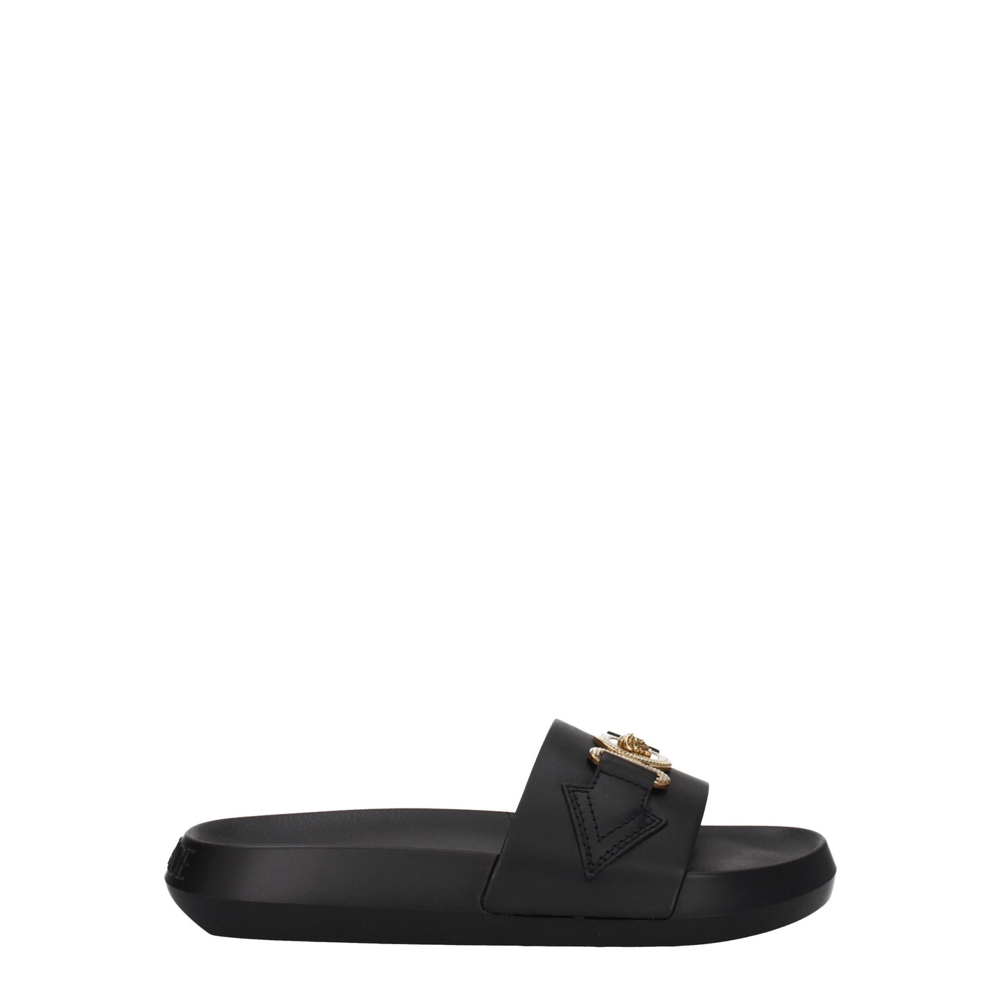 Versace Women's Sandals & Slippers in Leather Black