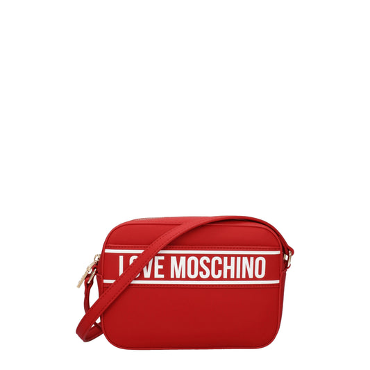 Love Moschino Crossbody Bags Women Polyurethane Red