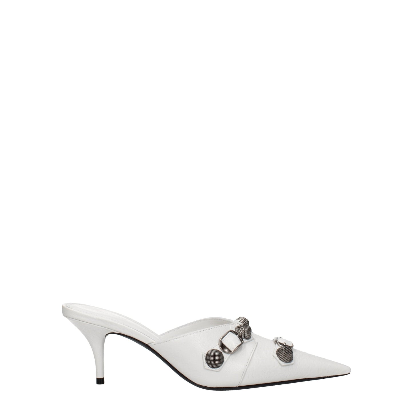 Balenciaga Women's Sandals in Leather White