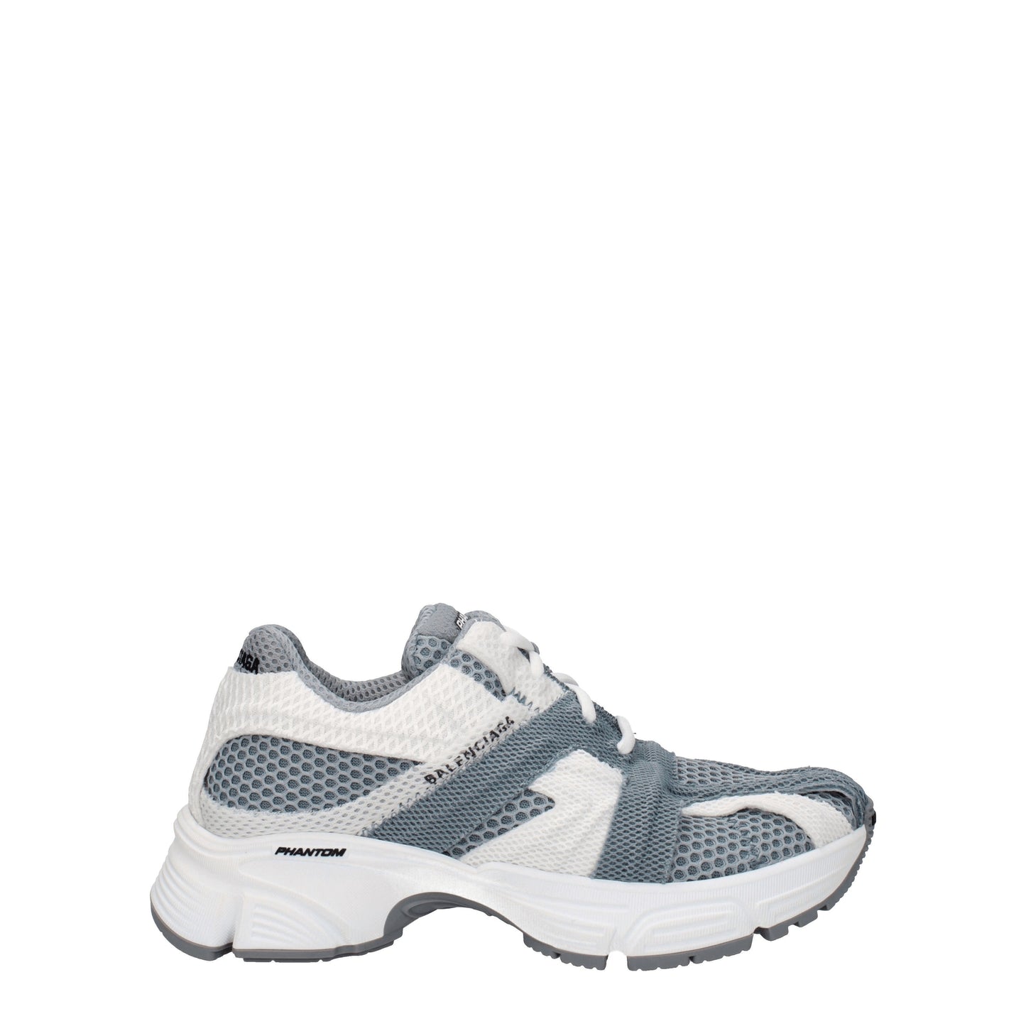 Balenciaga Women's Sneakers in Fabric  Gray/White