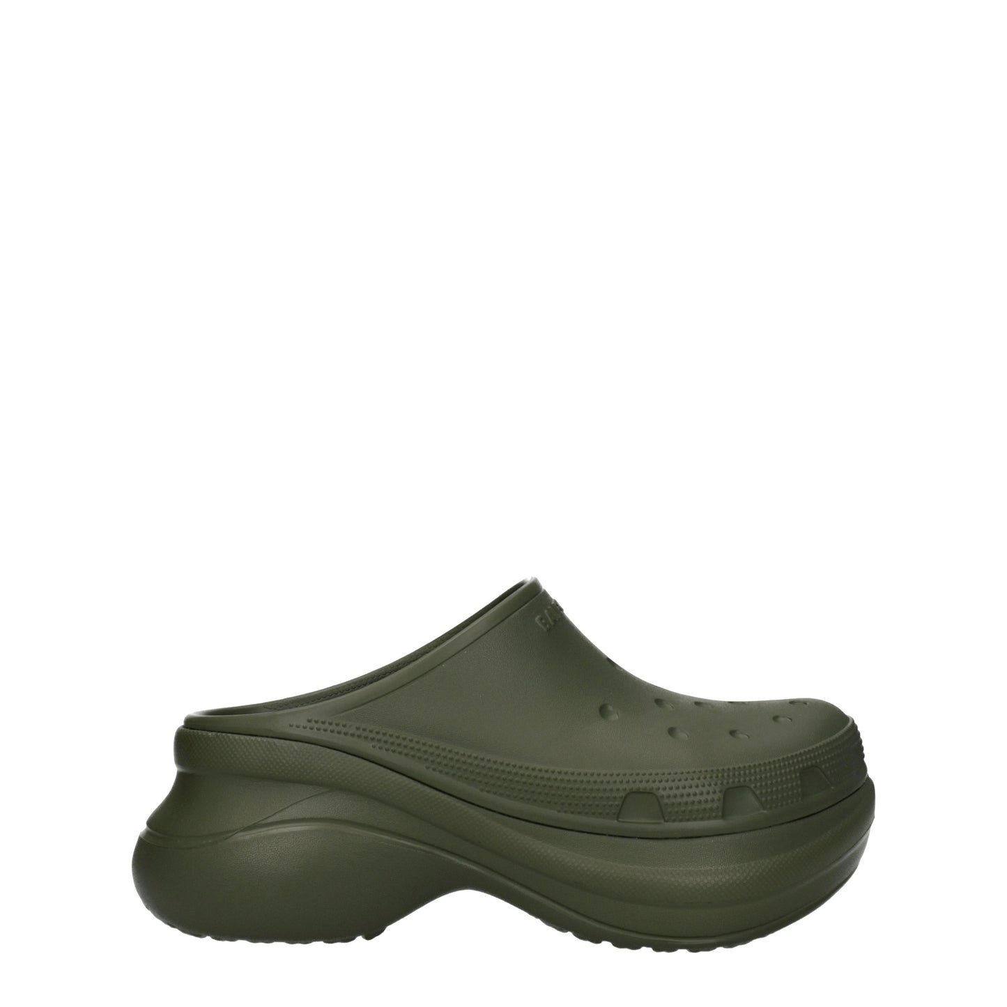 Balenciaga Sandals & Slippers Men Rubber Green/Khaki