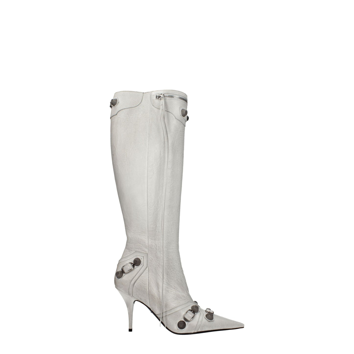 Balenciaga Women's Boots in Leather Gray