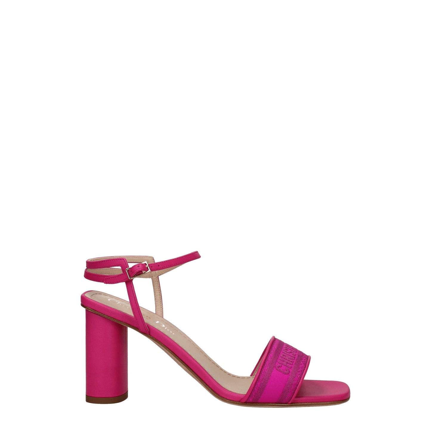 Christian Dior Women's Sandals in Fabric  Fuchsia