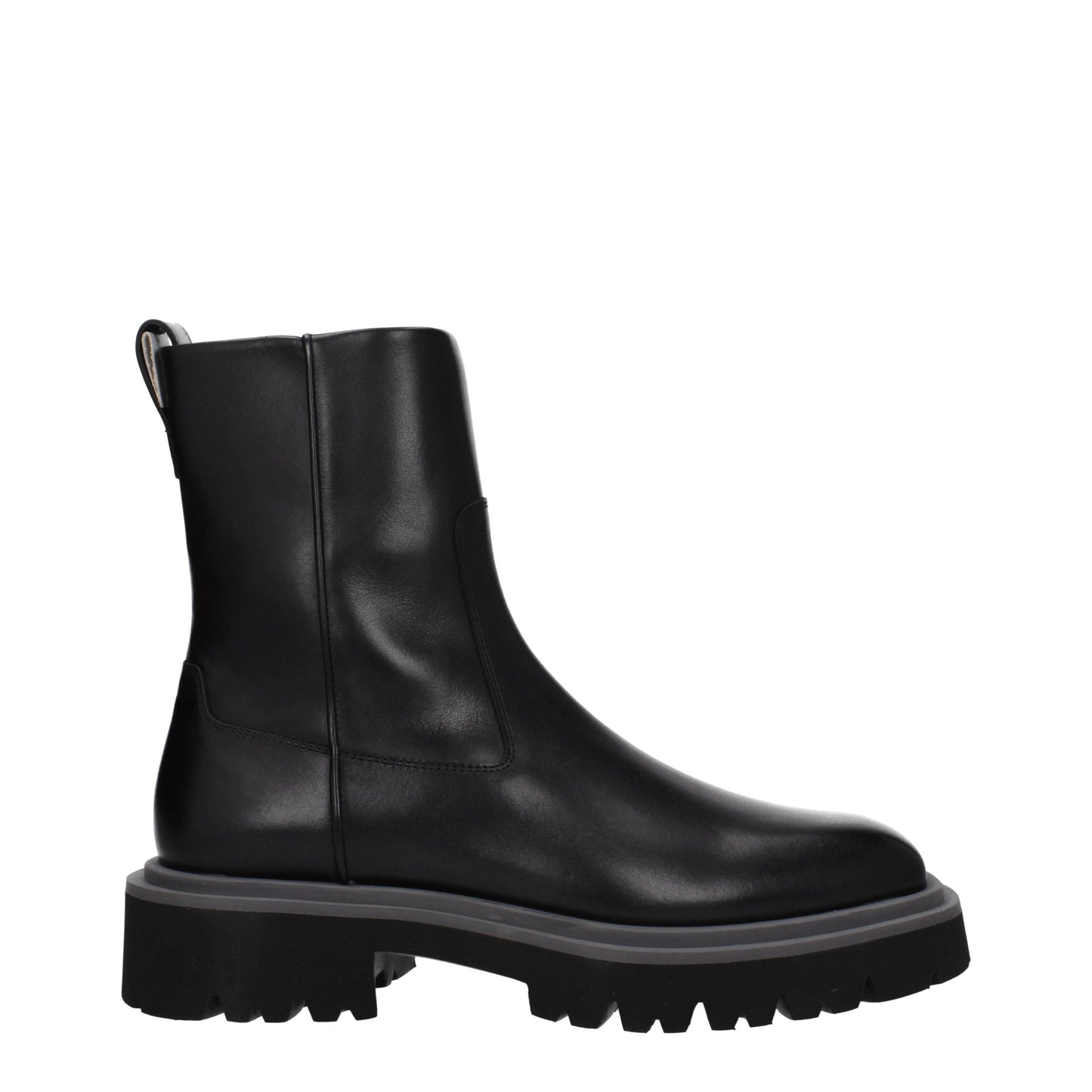 Salvatore Ferragamo Men's Boots in Leather Black