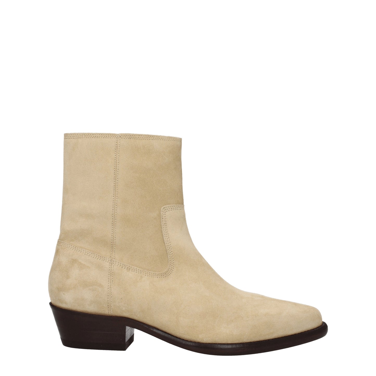 Isabel Marant Men's Boots in Suede Beige