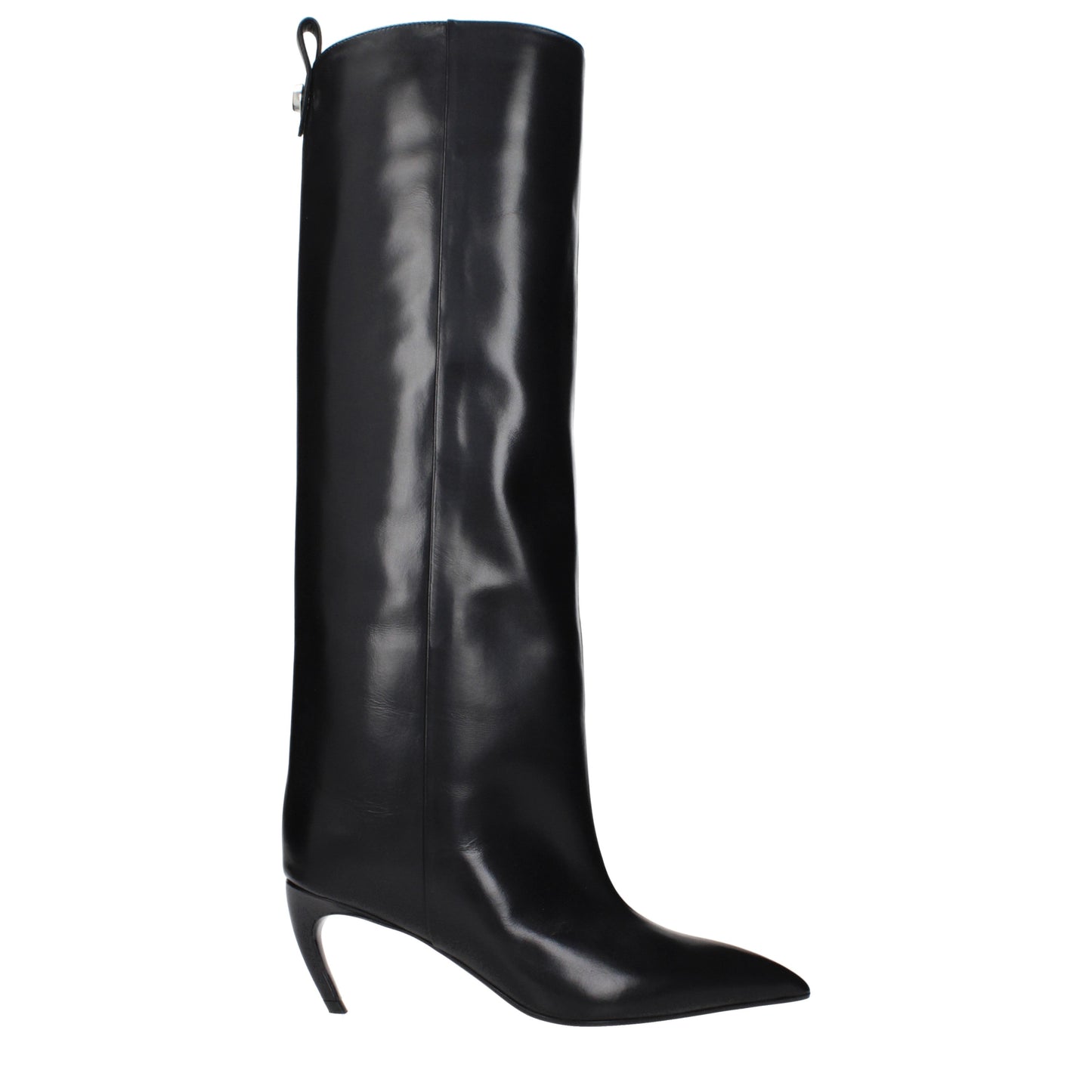 The Attico Boots Women Leather Black
