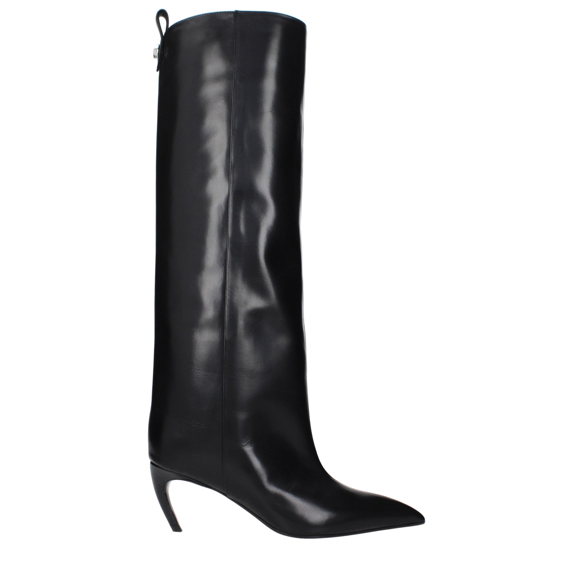 The Attico Boots Women Leather Black