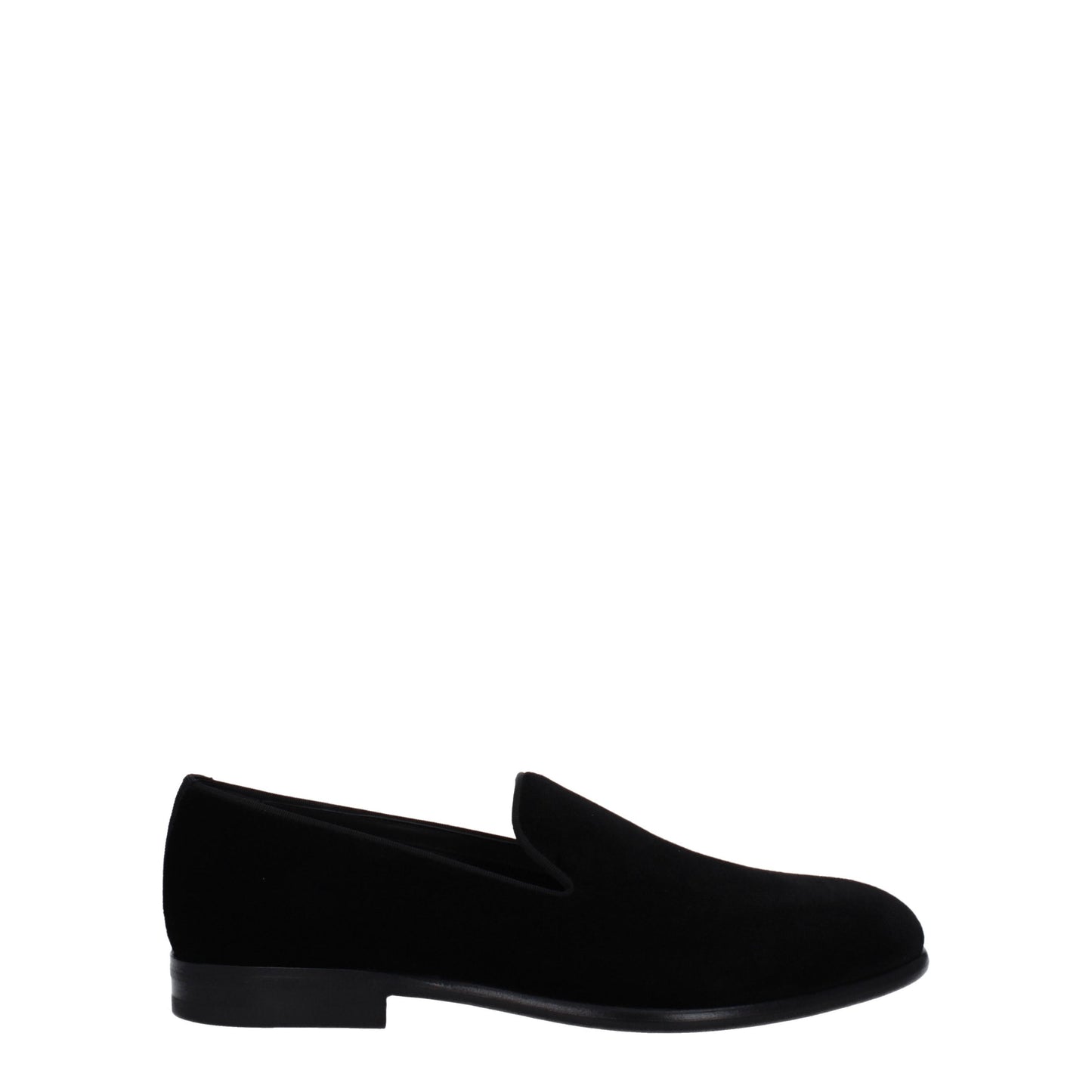 Dolce&Gabbana Men's Loafers in Velvet Black