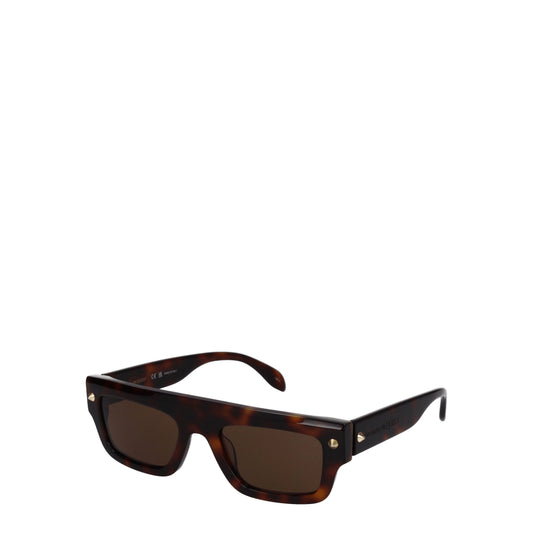 Alexander McQueen Sunglasses Women Acetate Brown/Leopard