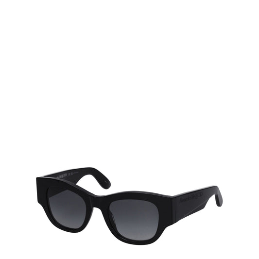 Alexander McQueen Sunglasses Women Acetate Black