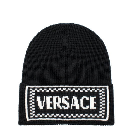 Versace Hats Women Virgin Wool Black