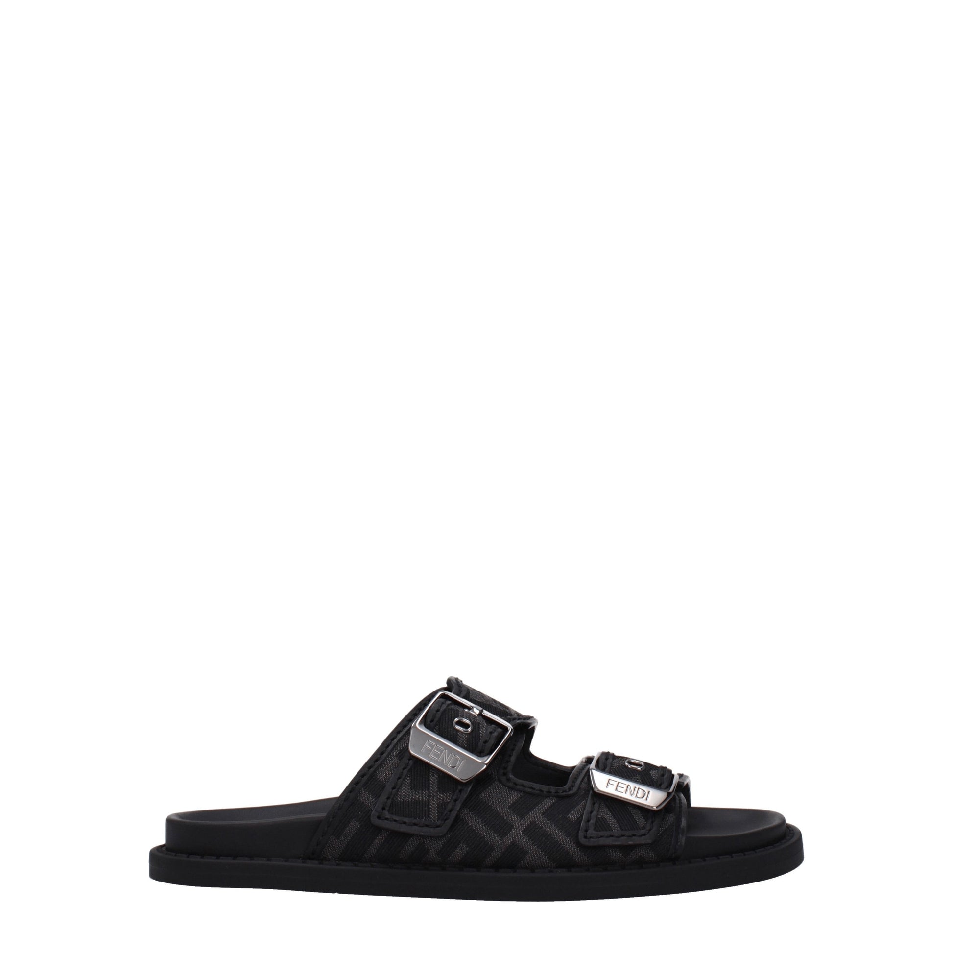 Fendi Men's Slippers and Clogs Fabric