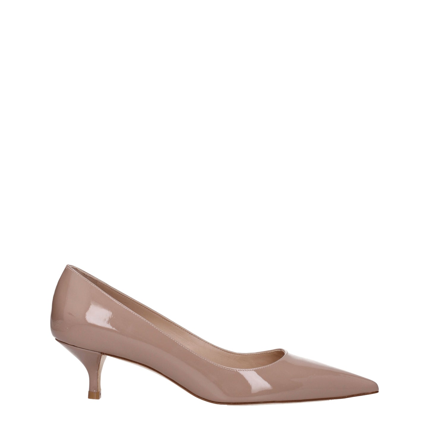 Stuart Weitzman Women's Pumps in Patent Leather Beige/Fawn