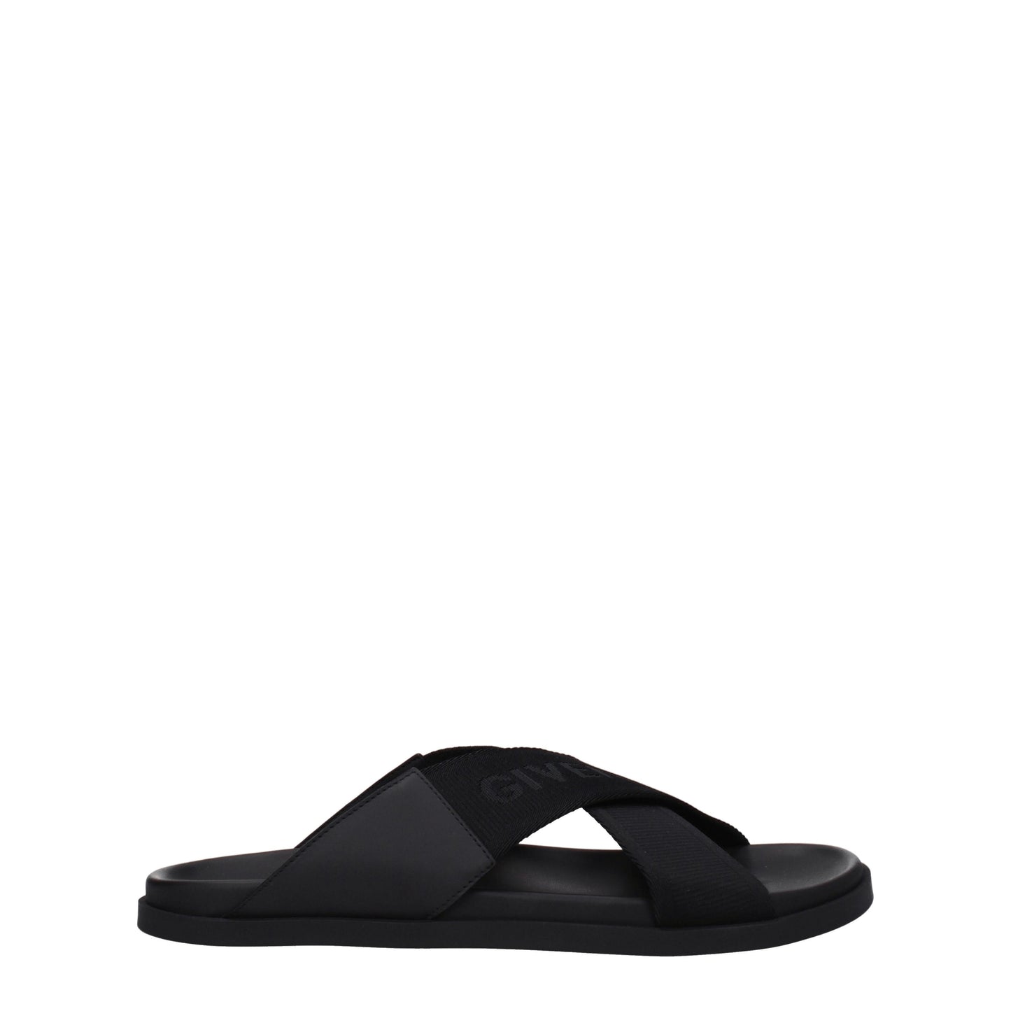 Givenchy Sandals & Slippers Men Fabric  Black