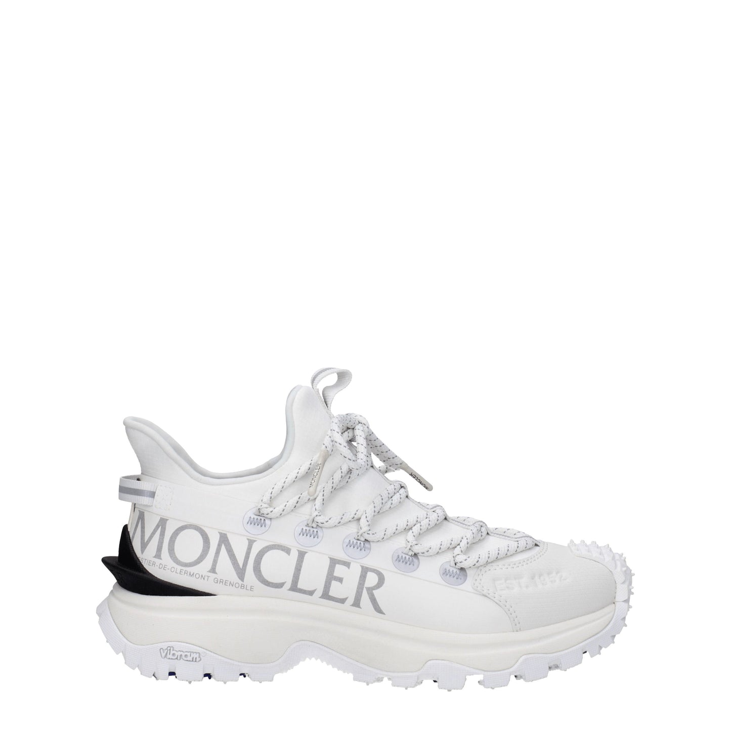 Moncler Women's Sneakers in Fabric  White