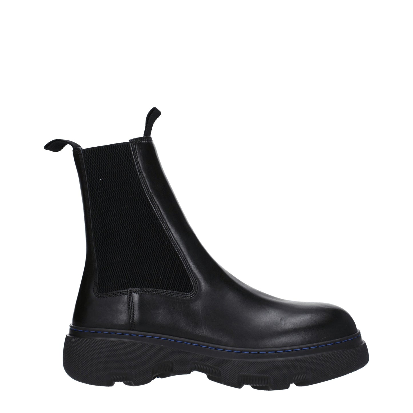 Burberry Ankle Boots Men Leather Black